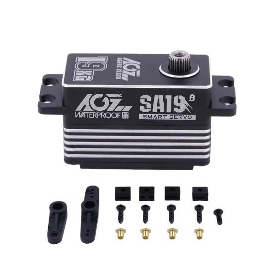 Original AGFRC SA19 Heat Short Case 19KG 0.073Sec HV Fast Speed Brushless WP Smart for RC Car Boat